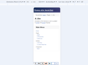 Мобильный вид плагина JL Like