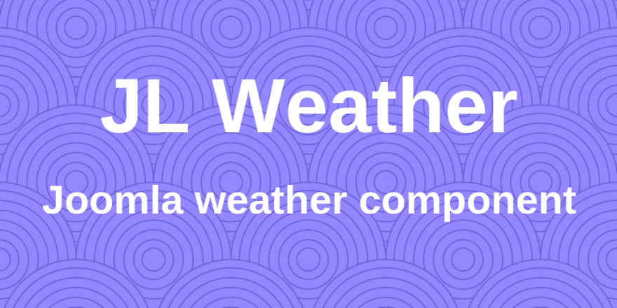 Погода для Joomla - JL Weather