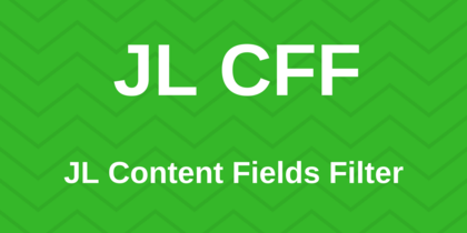 Фильтр материалов Joomla - JL Content Fields Filter