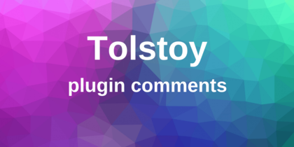 Комментарии Толстой для Joomla